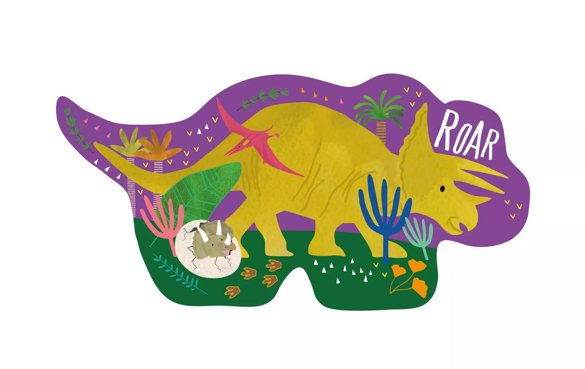 Dinosaur - 80pc shaped puzzle - Floss & Rock