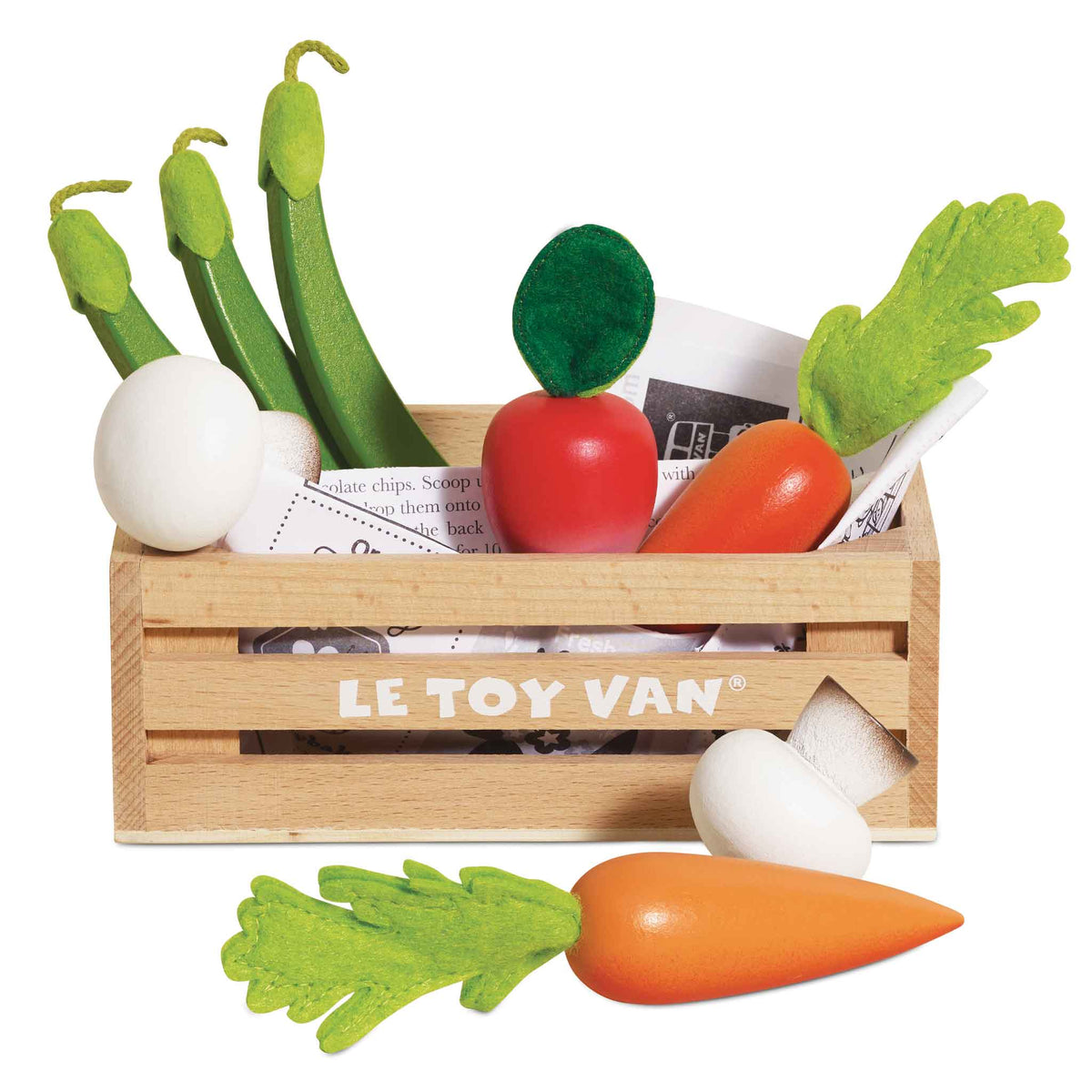 Le Toy Van Harvest Vegetables Rockaway Toys Wooden Toy Food