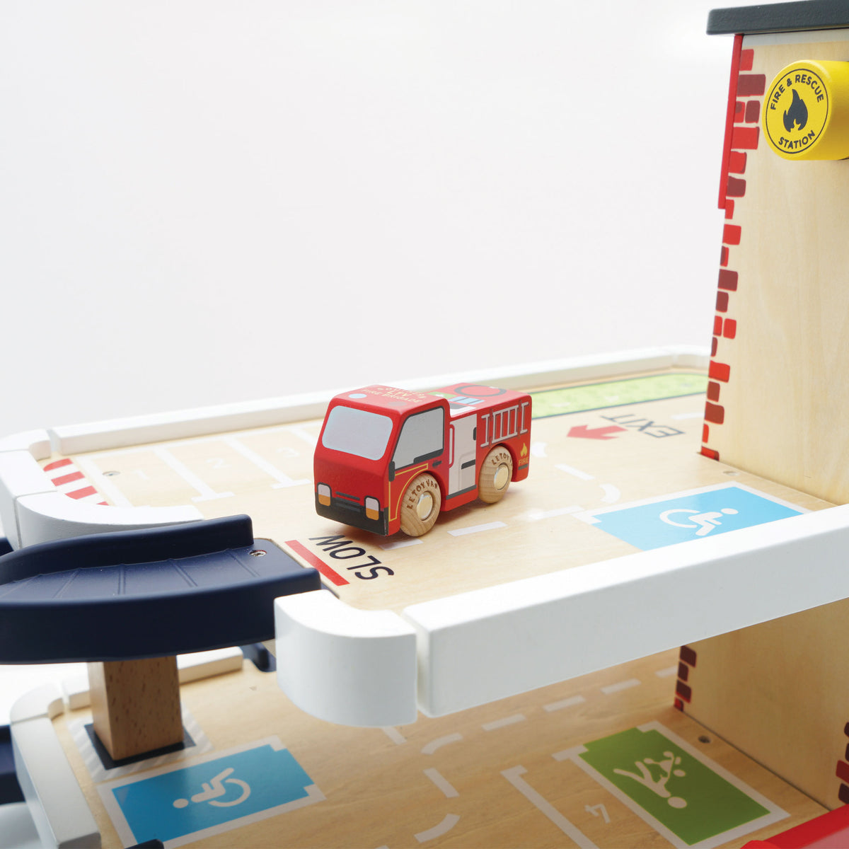 Wooden toy hot sale garage tesco