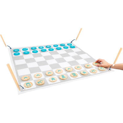 Small Foot Draughts & Chess XXL