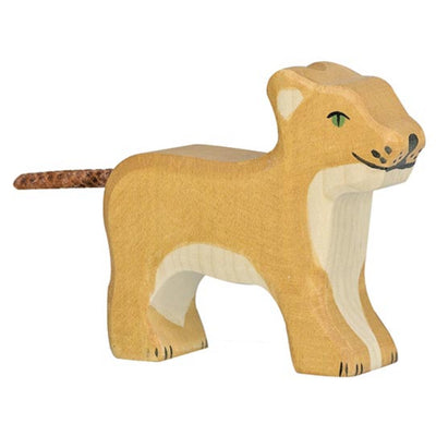 Holztiger Lion, Small, Standing