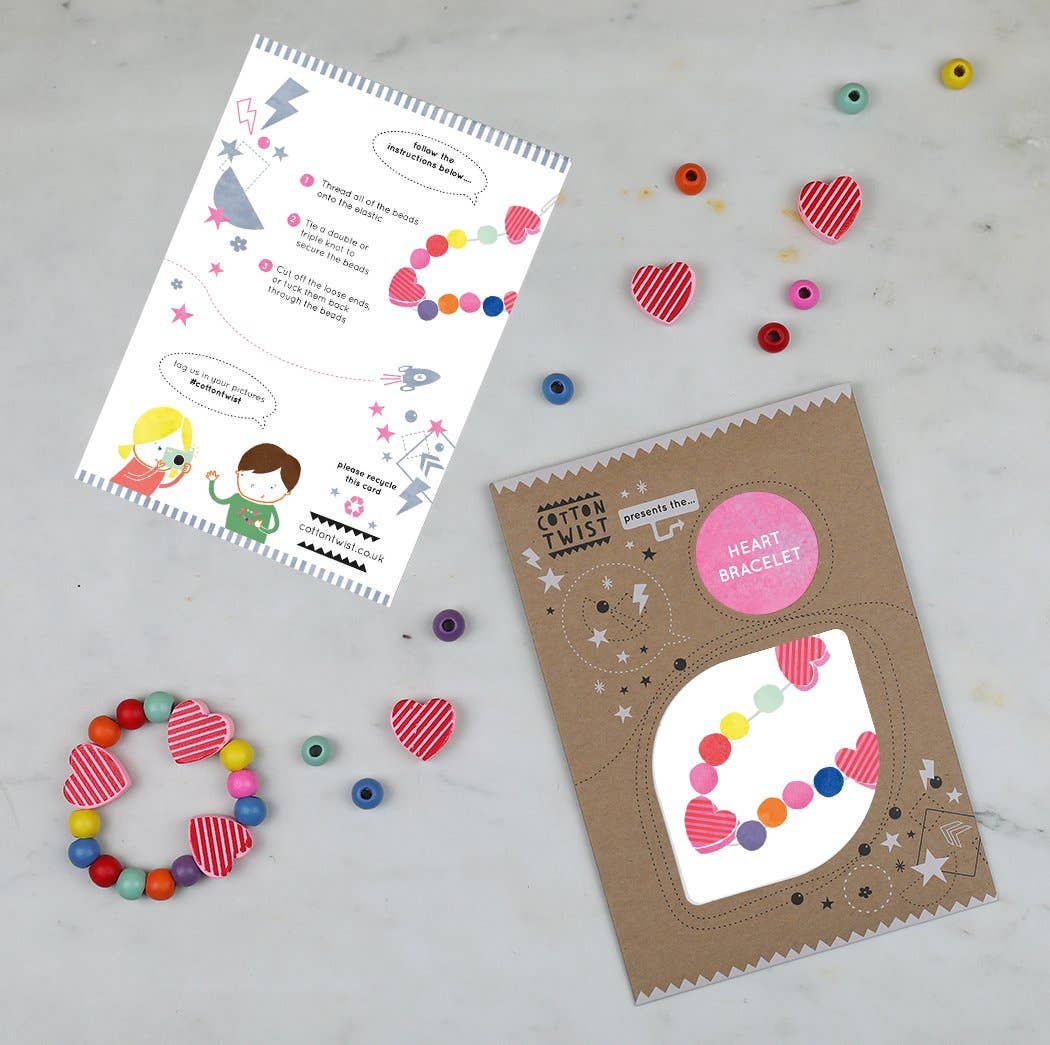 Cotton Twist Make Your Own Heart Bracelet – Rockaway Toys