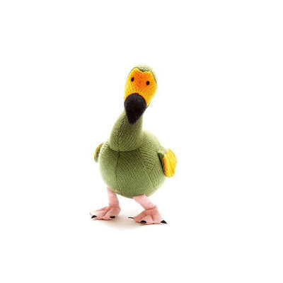 Best Years Ltd Knitted Green Dodo Toy