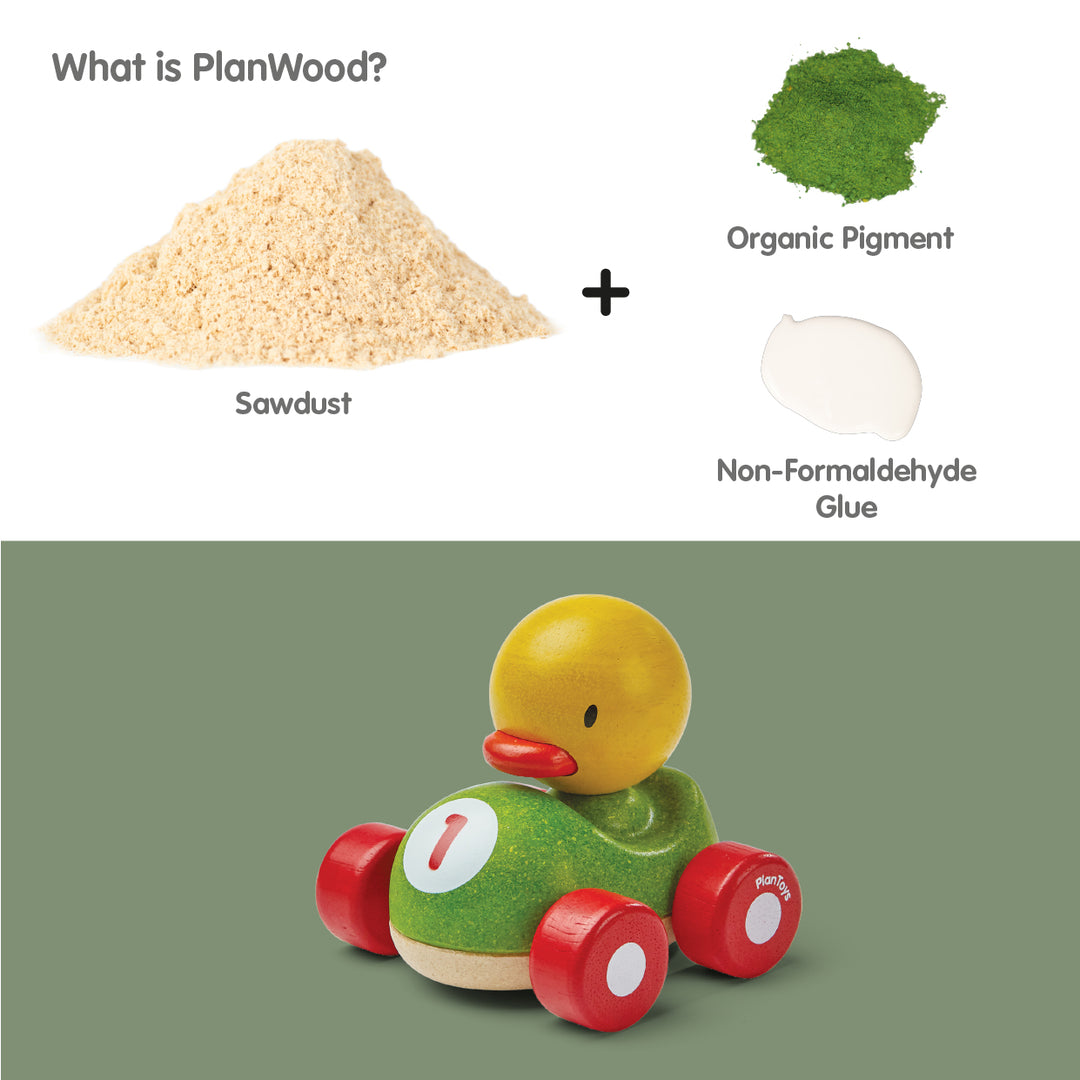 Plan Duck Racer Wooden Toys Rockaway Toys