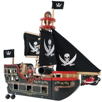 Le Toy Van Barbarossa Pirate Ship - Rockaway Toys