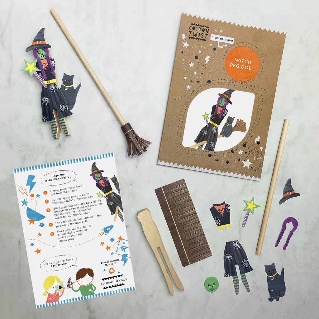 Make Your Own Witch Peg Doll – Rockaway Toys