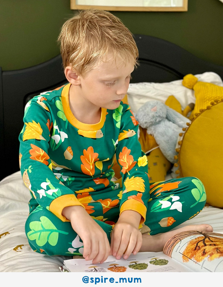 Organic Autumn Print Pyjamas – Rockaway Toys