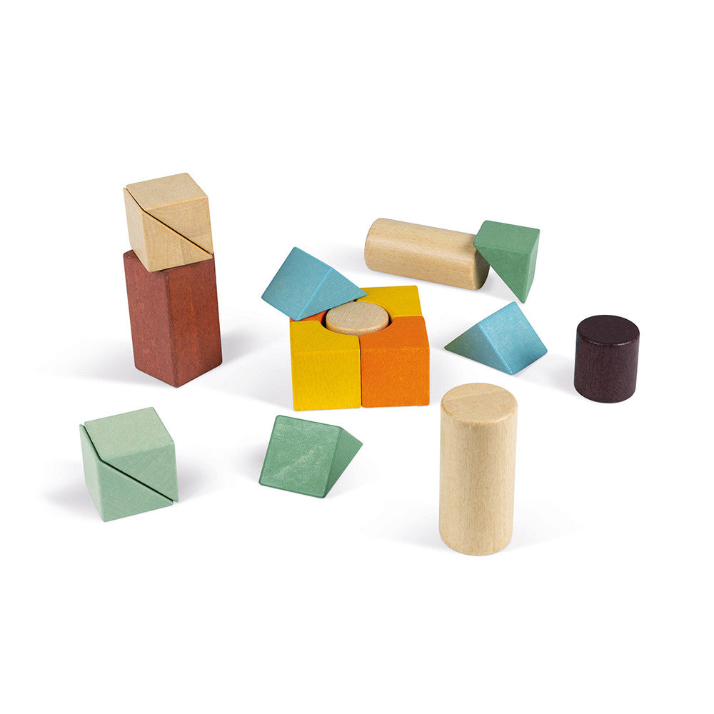 Janod Sweet Cocoon Cart With Blocks – Rockaway Toys
