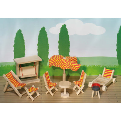 Goki Doll's House Garden Furniture