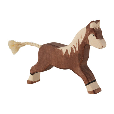 Holztiger Dark Brown Horse, Running