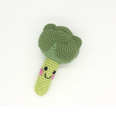 Pebble Friendly Rattle – Broccoli