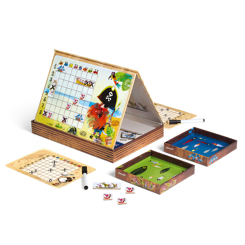 Smart Games Pirate Battle Logic Puzzle - 80 Challenges, Single Player Strategy Game For Kids & Adults - View #6