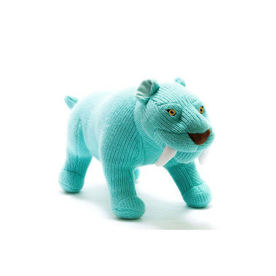 Best Years Sabre Tooth Tiger Knitted Toy