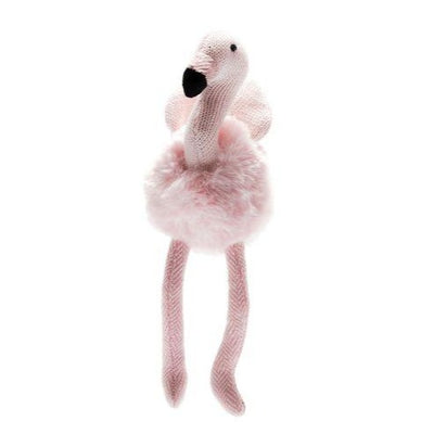 Best Years Knitted Pastel Pink Flamingo Rattle