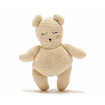 Best Years Organic Cotton Teddy Bear Sensory Toy, Isla