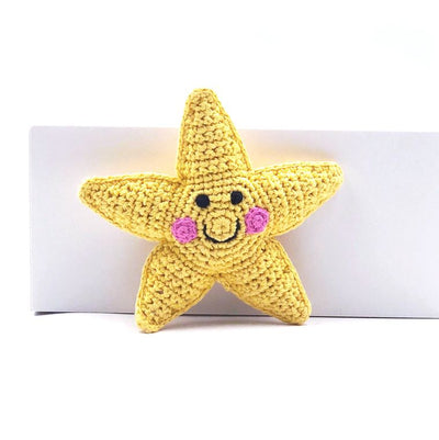 Pebble Friendly christmas rattle star